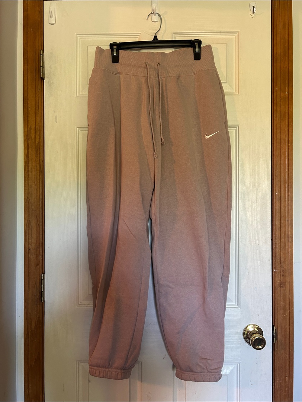 Nike Mauve Pink Drawstring Joggers